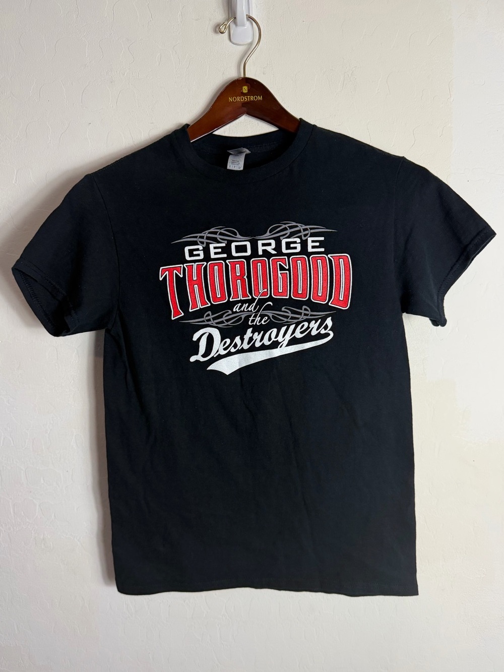 George Thorogood & The Destroyers One Bourbon Tshirt Size small Black
